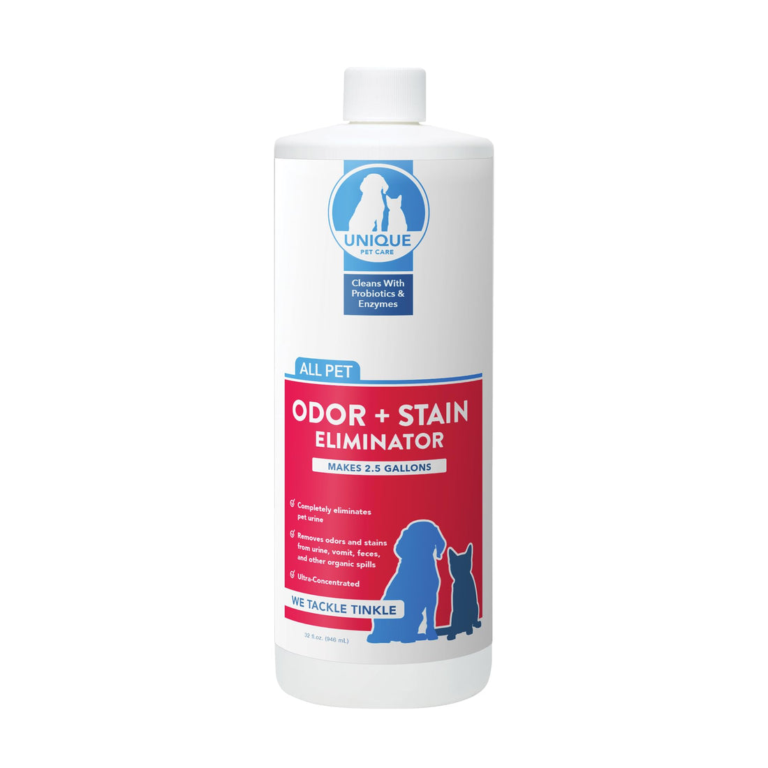 Unique Pet Odor and Stain Eliminator Liquid Concentrate