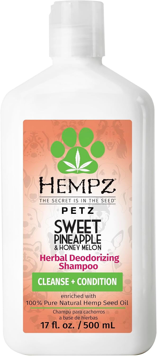 Hempz New Pet Shampoo, Scent, Tropical Pineapple Coconut, 17 oz.
