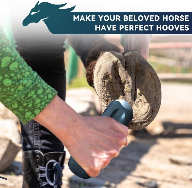 Farrier Hoof Rasp File Arc Shape Ergonomic Handle Hoof Trimming Tool