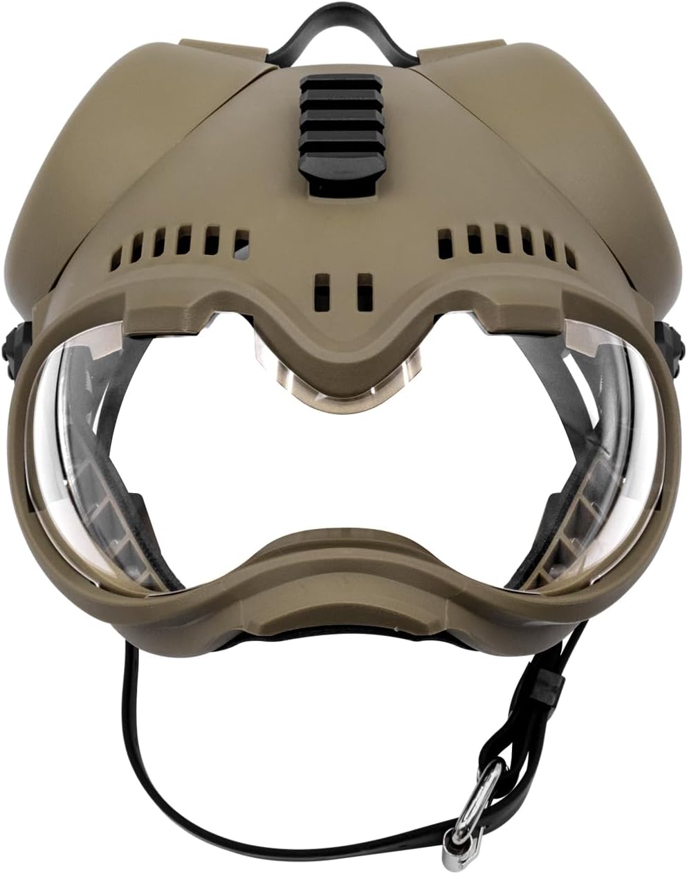 K9 Tactical Dog Helmet with Goggles, Earmuffs Protection Set