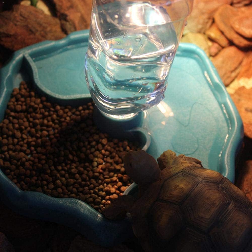 9oz Reptile Water Bottle, Turtle Food and Water Bowl Automatic
