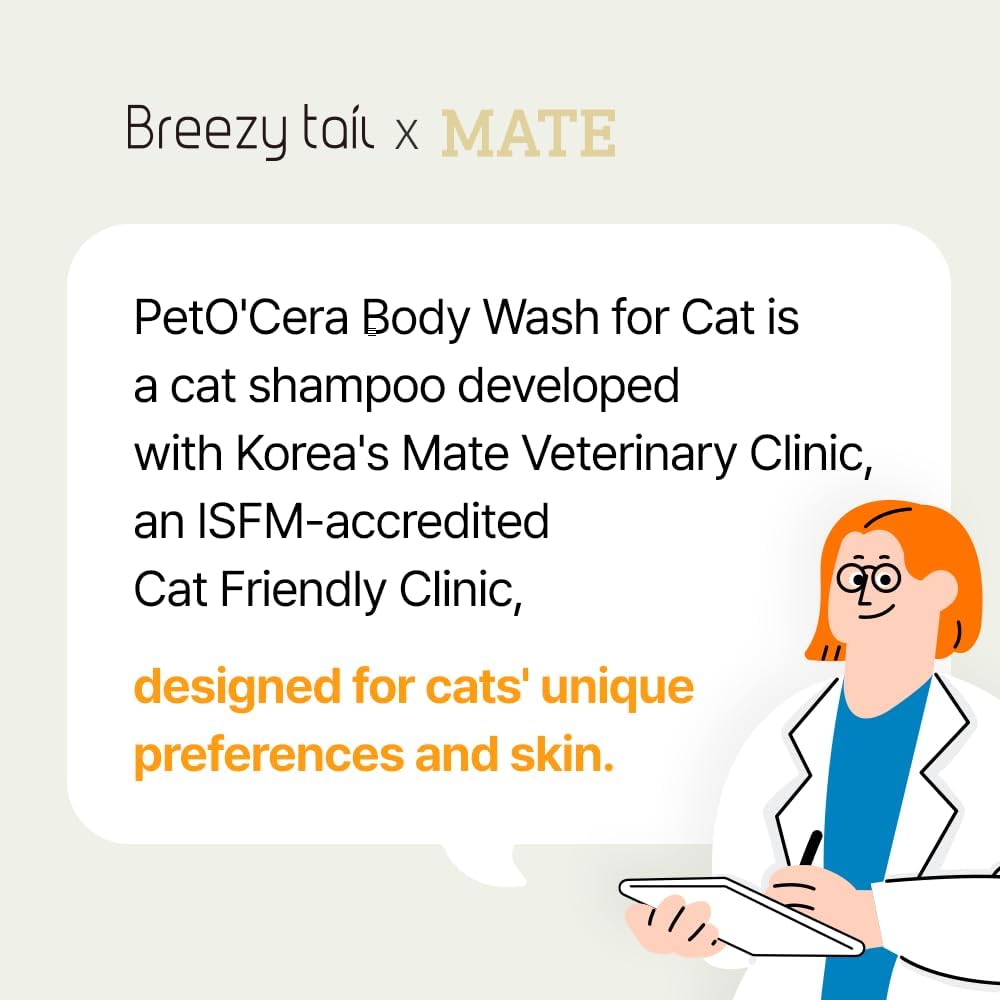 PetO'Cera Cat Care Bundle | Hypoallergenic Shampoo & Hydrating Mist
