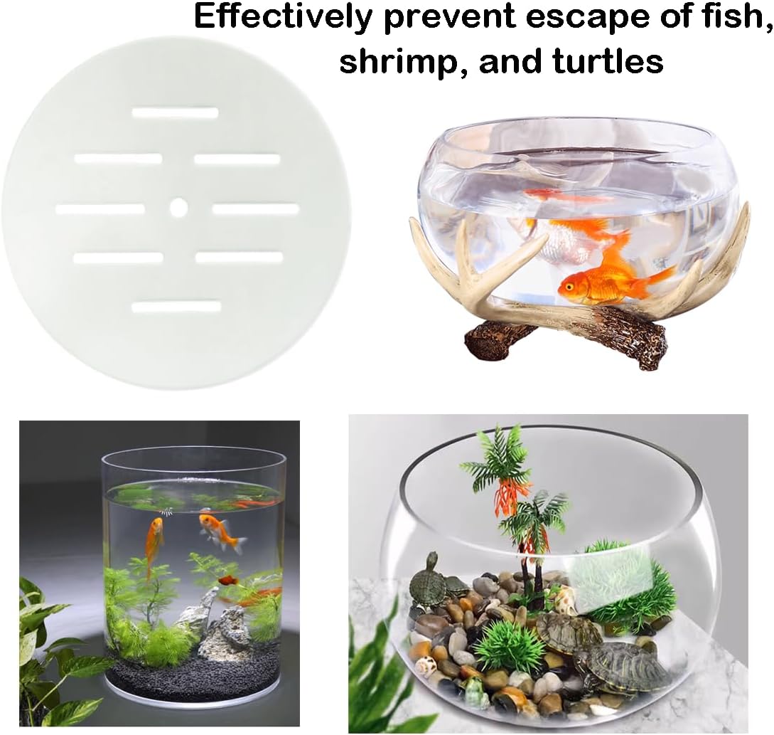 Acrylic Aquarium Anti Jumping Lid Cover with Hole to Prevent Fish