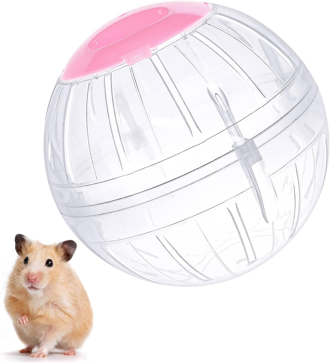 Hamster Exercise Ball, 5.7 Inch Transparent Running Wheel,Blue