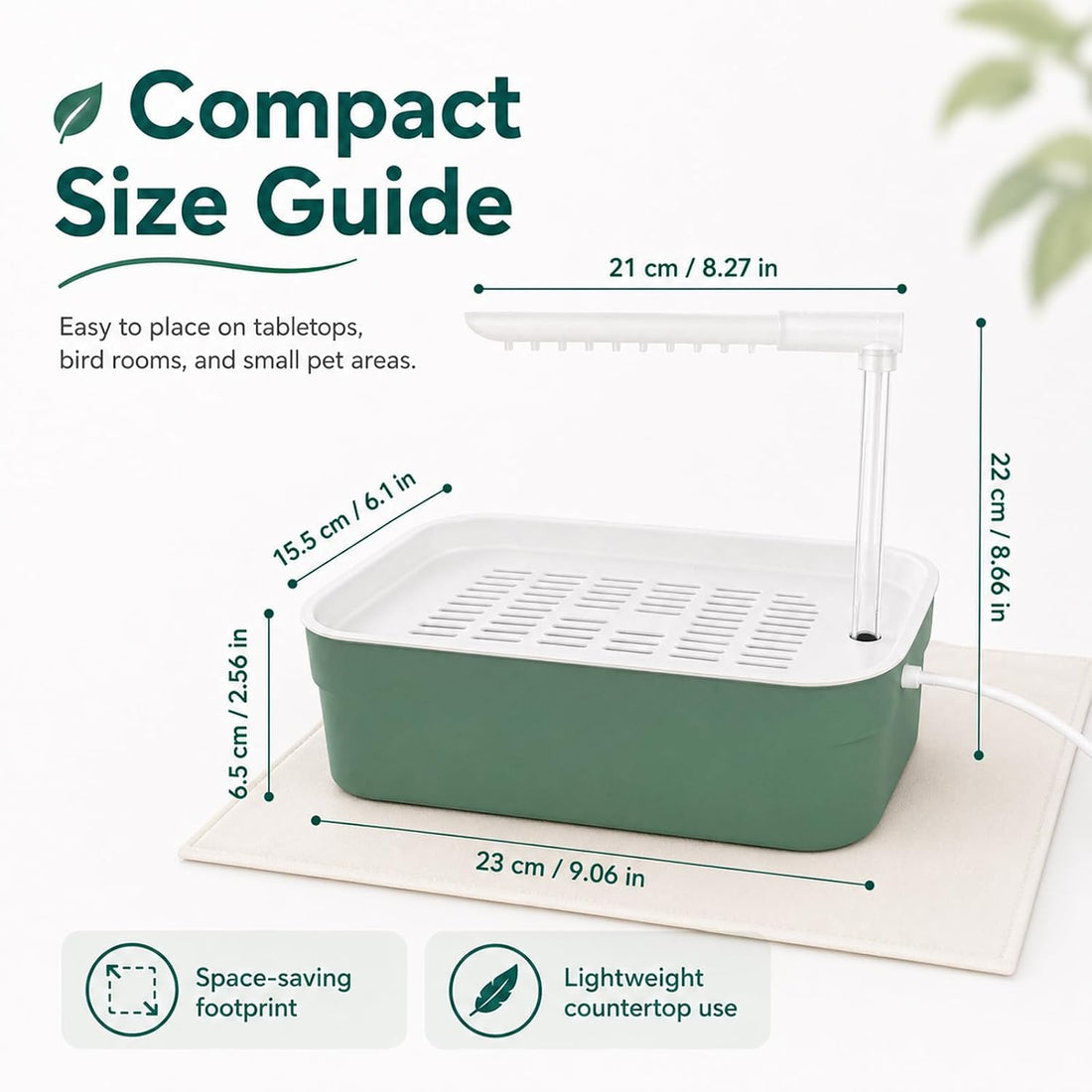 Parrot Bathtub Indoor Automatic Bath Shower,Bird Bath with Pump(small)