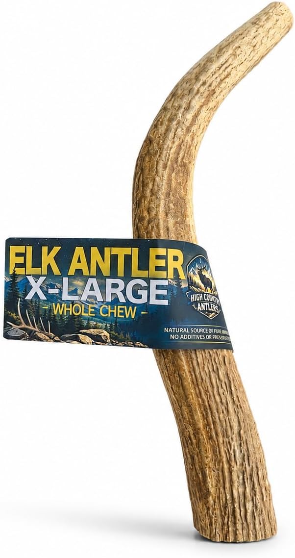 Elk Antlers for Dogs - Medium Split, Naturally Irresistible Dog Chew