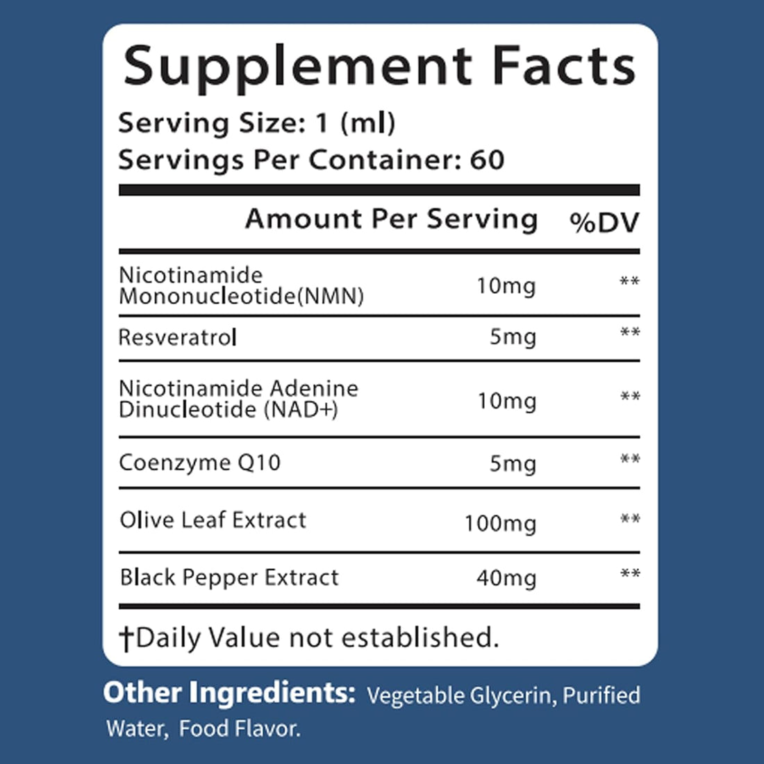 NAD+ Formula, Liquid Dog Supplement for Senior Dogs