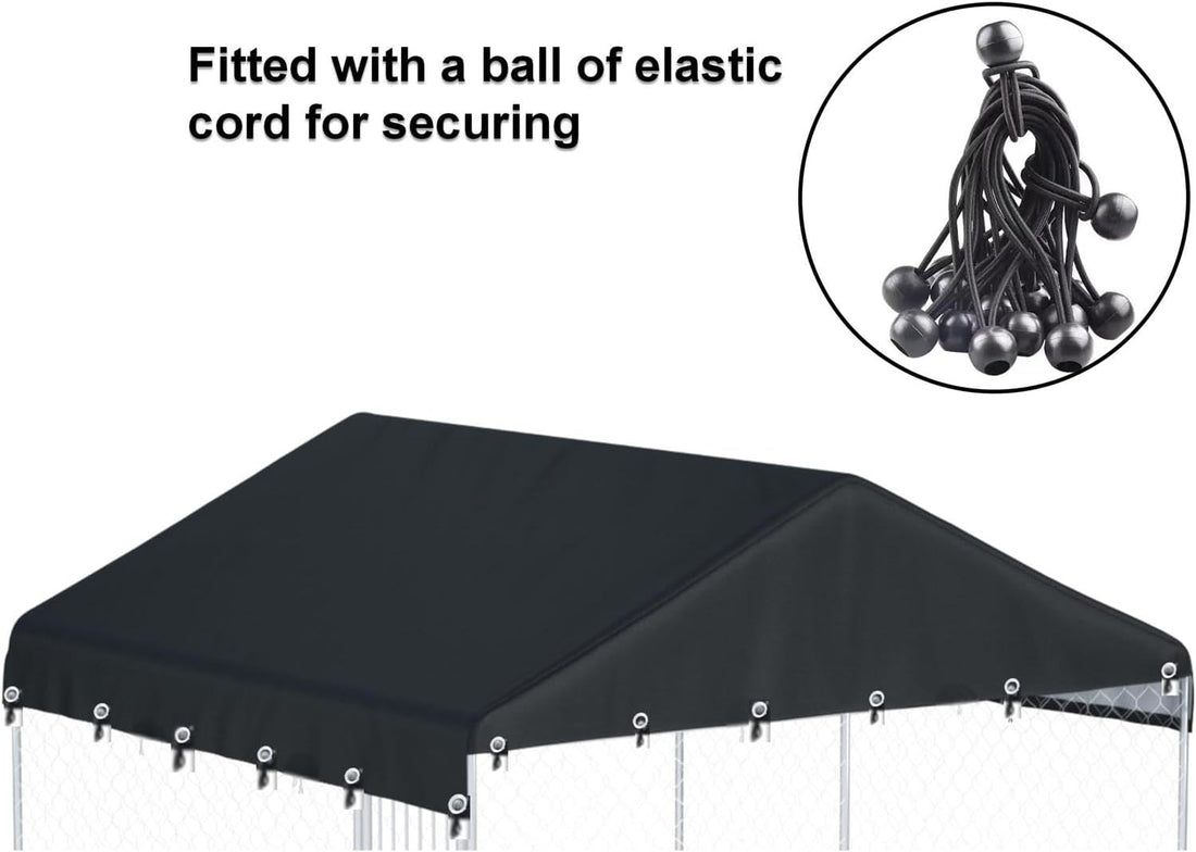 Outdoor Dog Kennel Cover 10'W x 10'L Replacement Covers