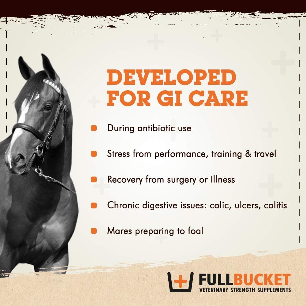 FullBucket Equine Probiotic Pellets with Saccharomyces boulardii