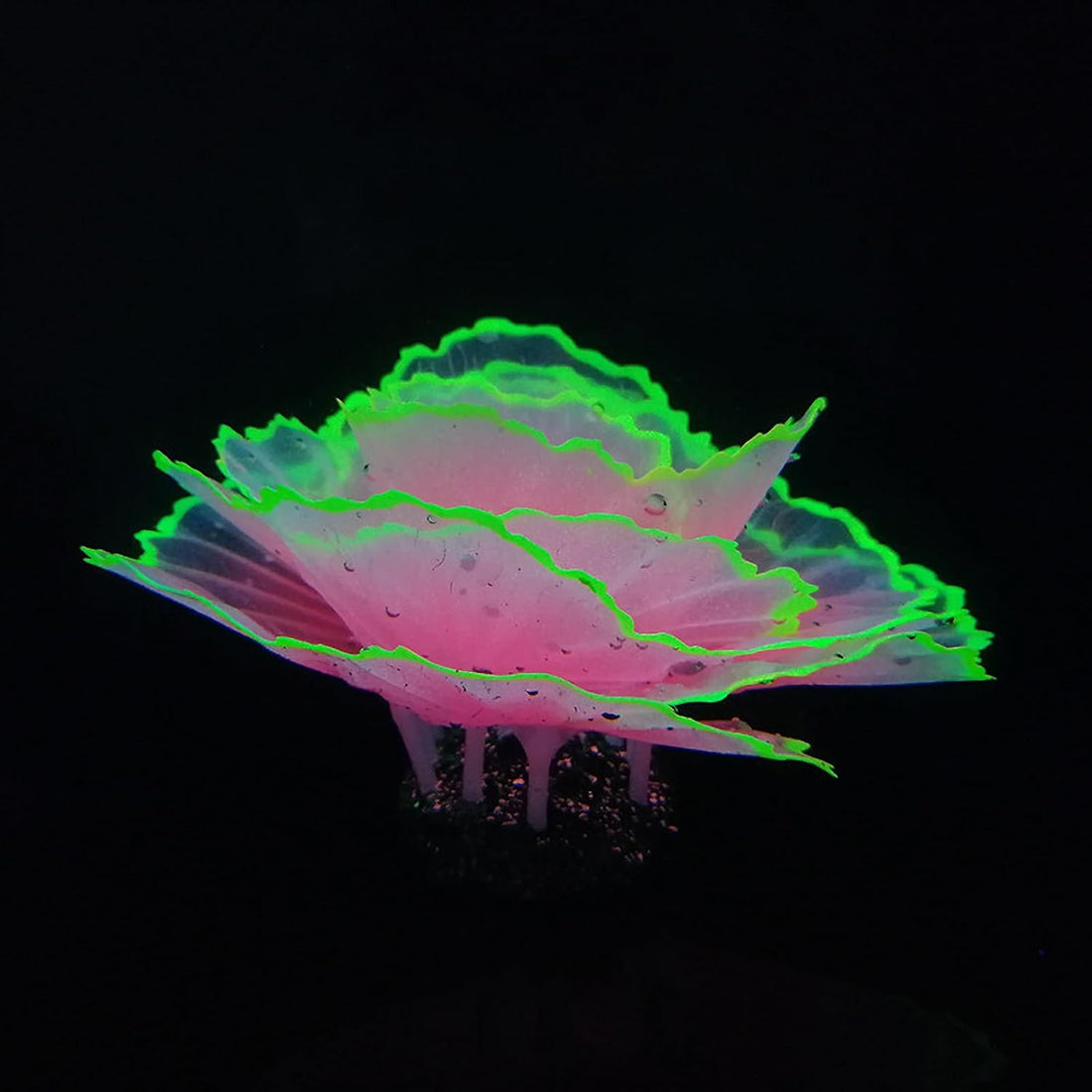 Besimple Aquarium Coral Ornament Glowing Effect Coral Decor Resin