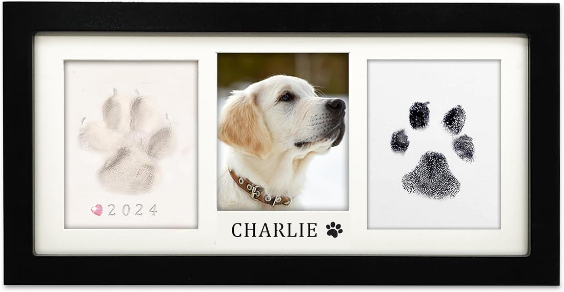 MYPAWLETS Paw Print Frame Kit,Dog/Cat Paw Print Kit,Soft Pawprint