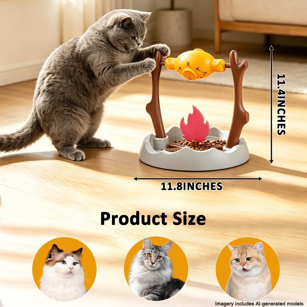 SZEE Cat Treat Puzzle Dispenser Toy