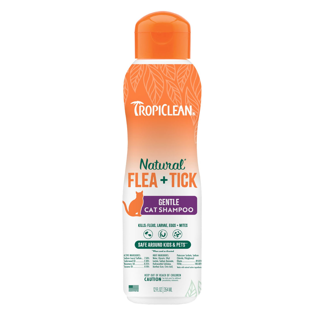 TropiClean Gentle Flea Shampoo for Cats