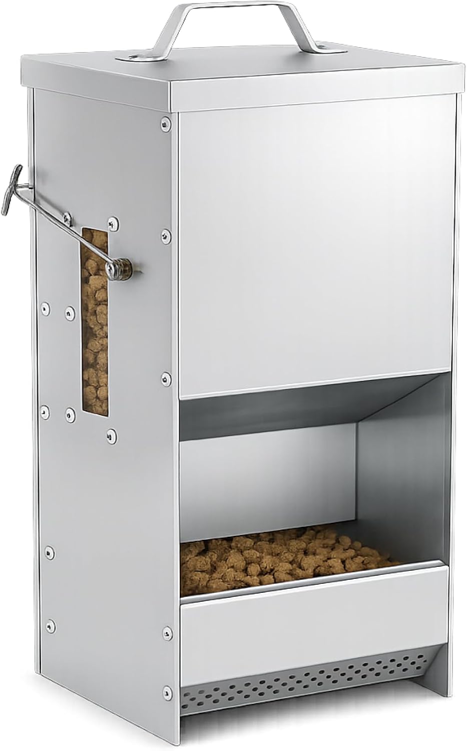 RAC Paws by RentACoop 5 lb. Metal Rabbit Feeder