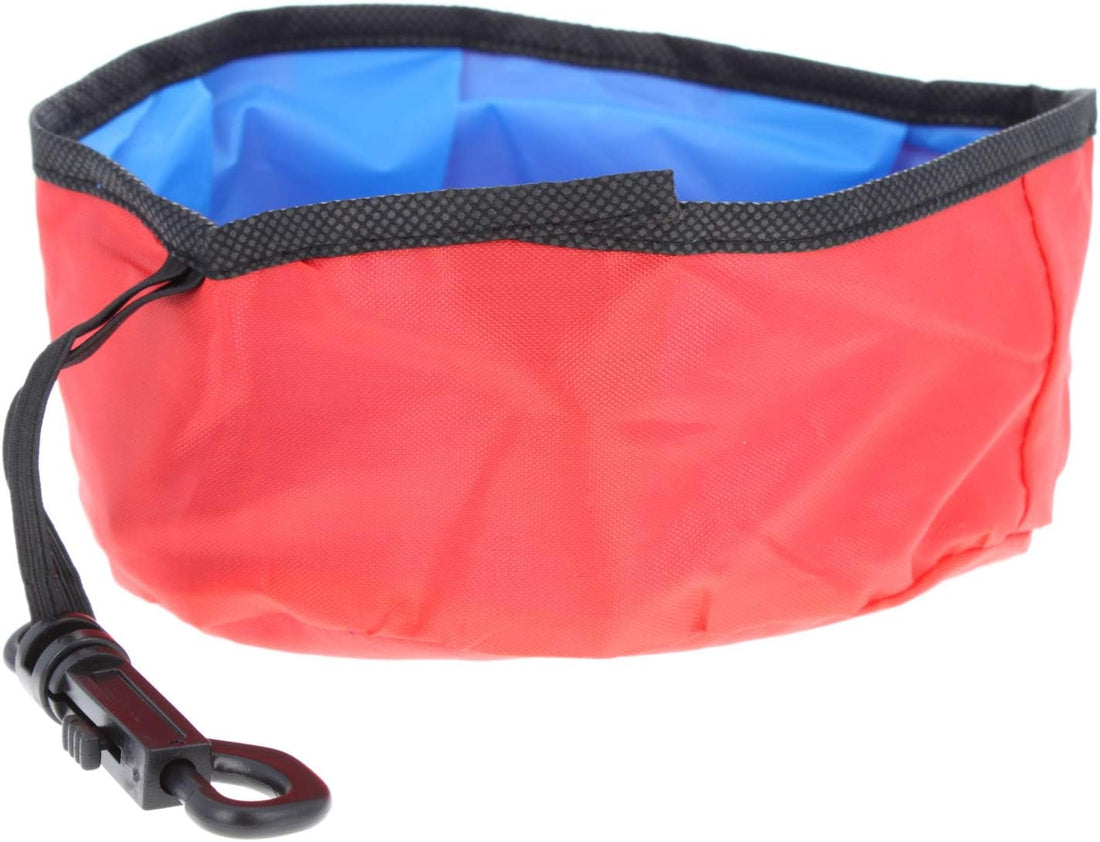 ASR Outdoor Dog Water Bowl Folding Collapsible Pet Travel Food Dish