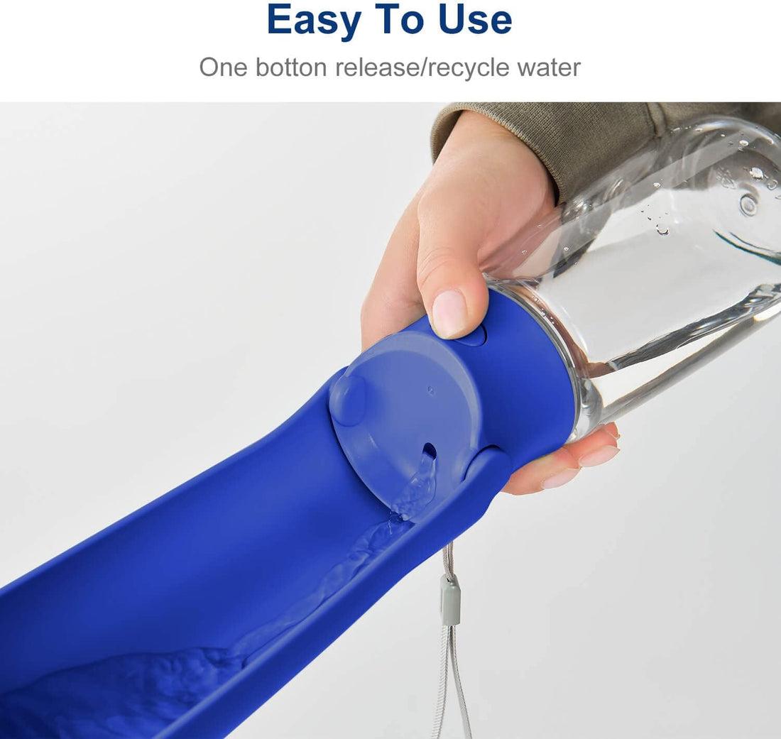 WePet Foldable Portable Dog Water Bottle Puppy Water Dispenser