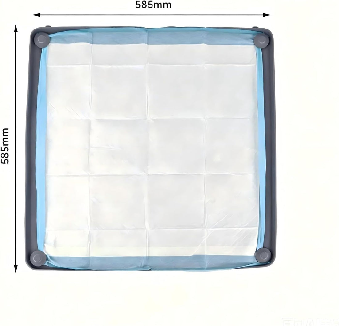 Dog Pee Pad Holder Tray 23x23, Silicone Puppy Pad Holder