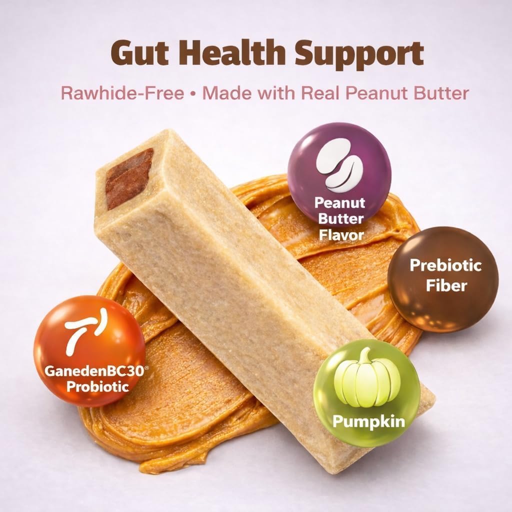 Pet Naturals BusyButter Balanced Belly Peanut Butter Bones