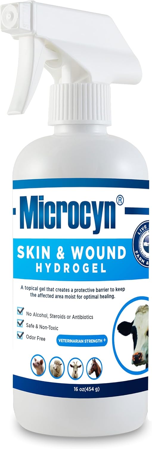 Microcyn Livestock Skin & Wound Hydrogel