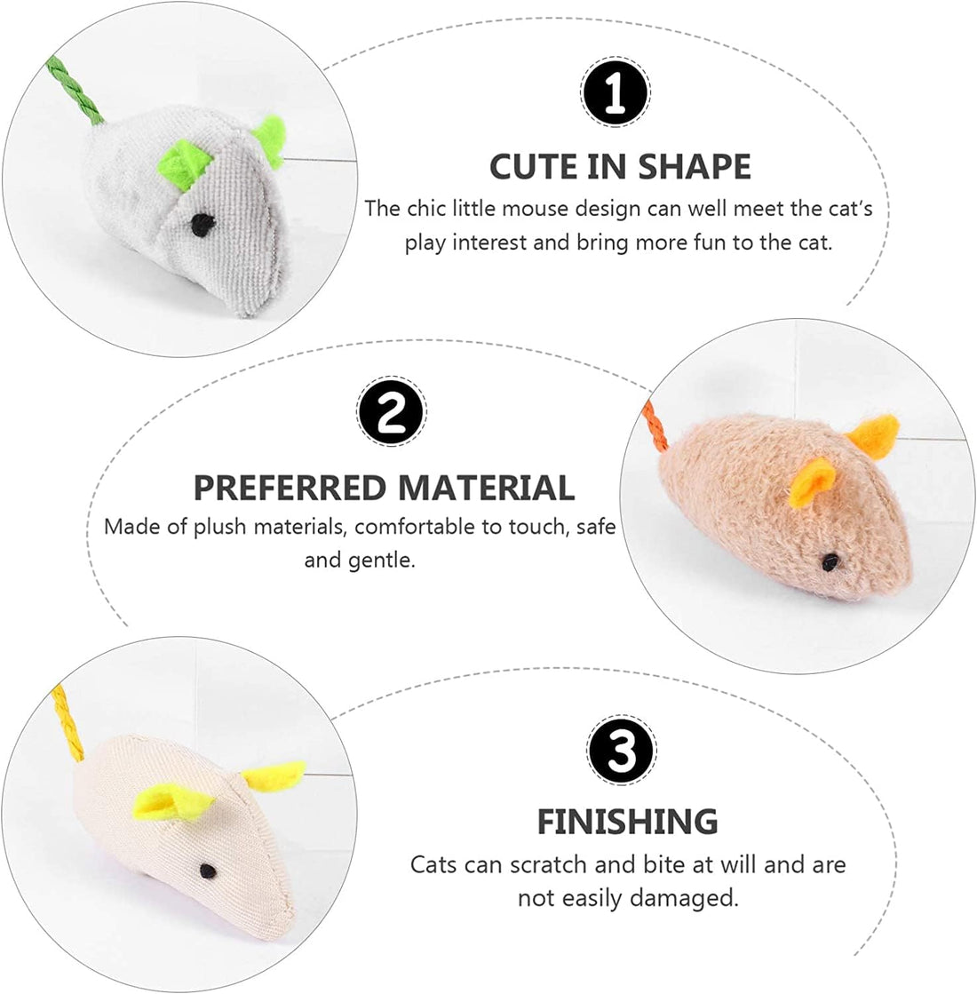 Catnip Toy, Cats Mouse Plush Cat Toys