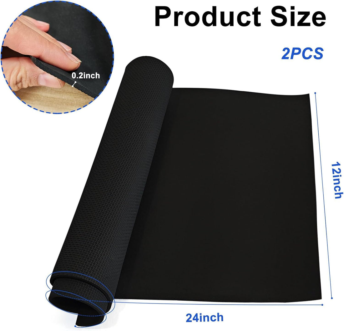 2 Pcs Aquarium Leveling Mat, 24x12 Fish Tank Pad Rubber Foam Base