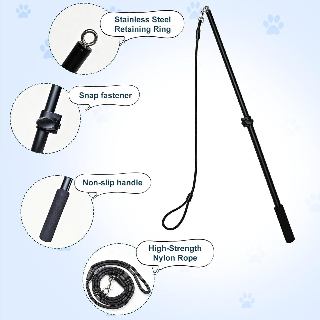 Flirt Pole for Dogs Interactive Dog Toys for Large Medium Small Dogs