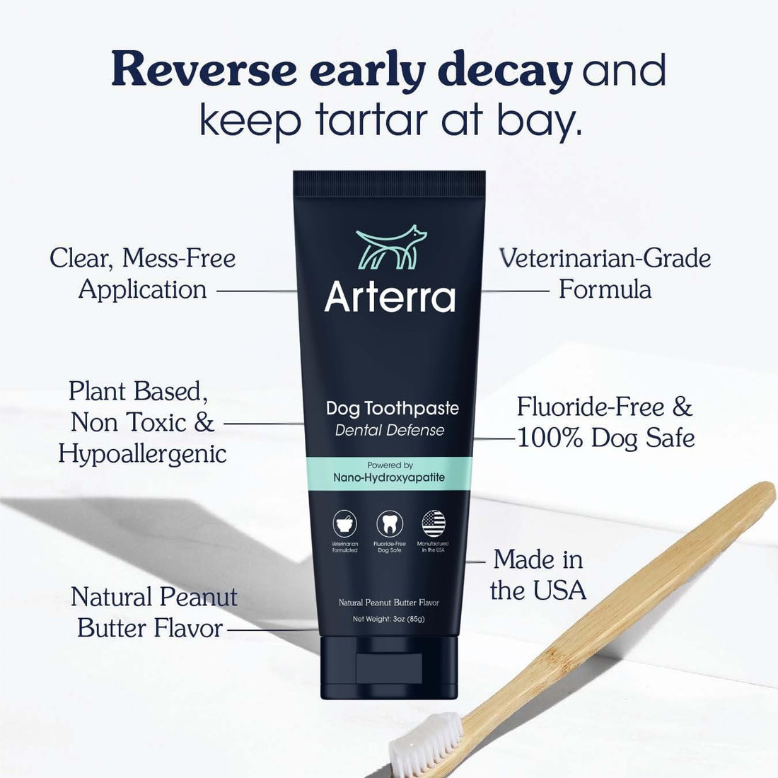 Remineralizing Dog Toothpaste – Vet-Grade, with Nano-Hydroxyapatite
