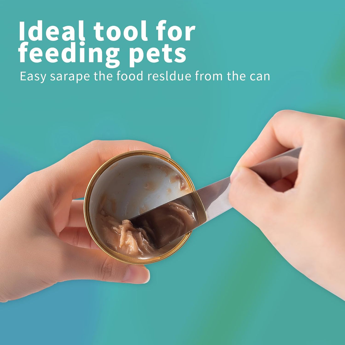 6Pack Pet Food Can Cover Lids with Stainless Steel Spoon for Cat Dog