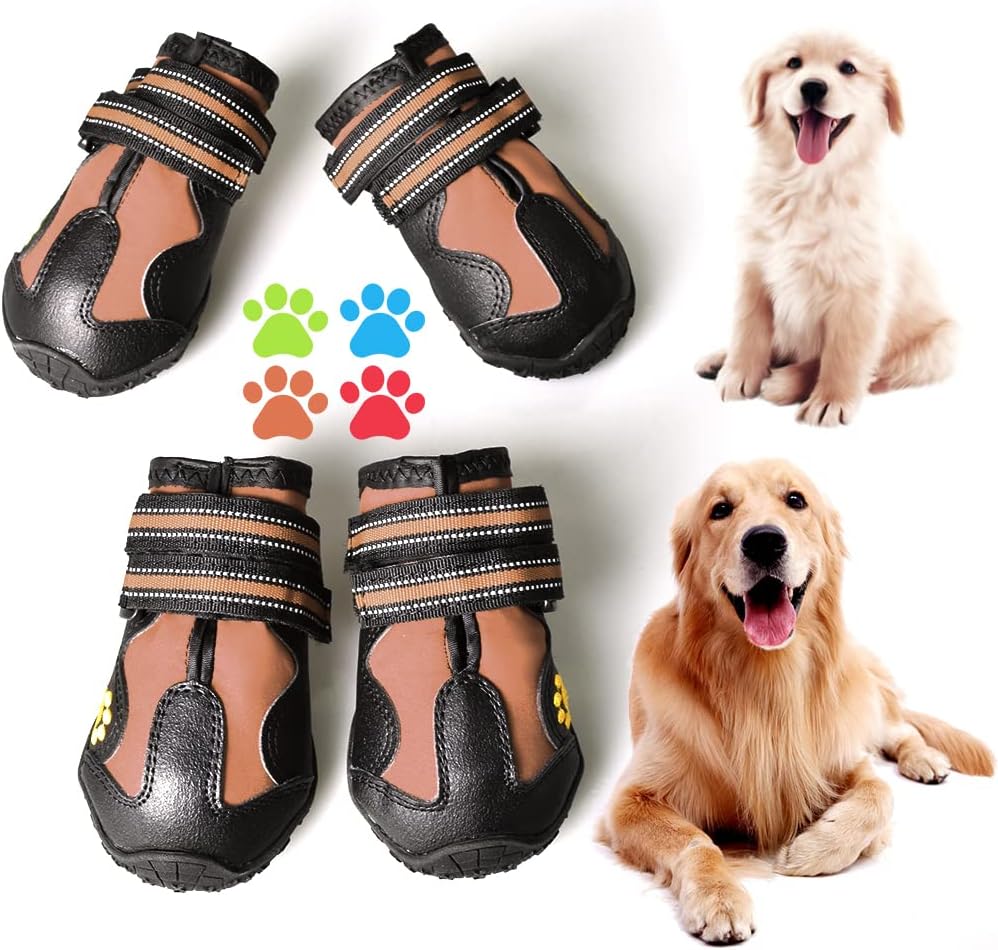 CovertSafe& Dog Boots & Paw Protectors Non-Slip Waterproof