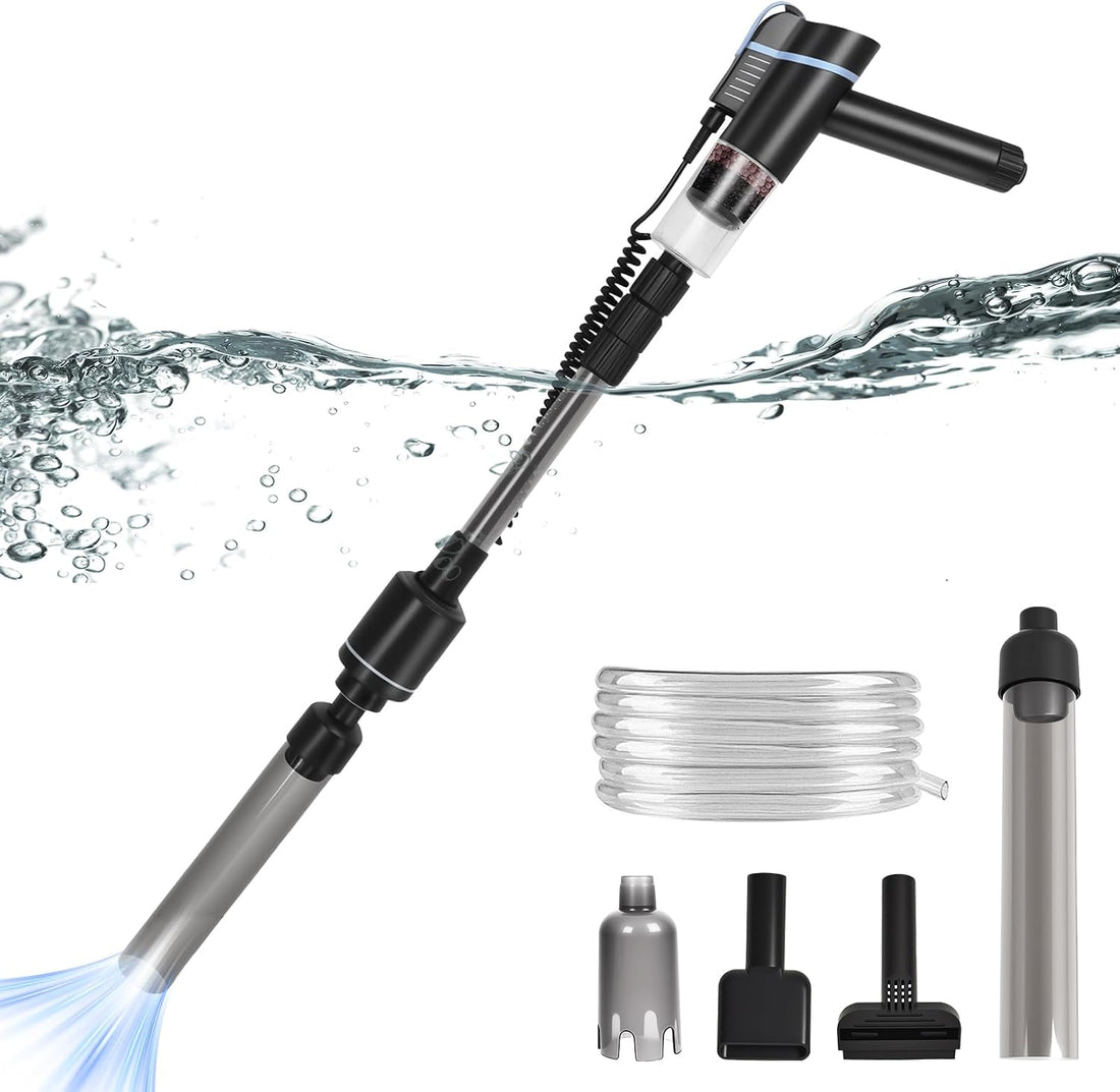 Gravel Vacuum for Aquarium Fish Tank Cleaner Siphon Pump Water