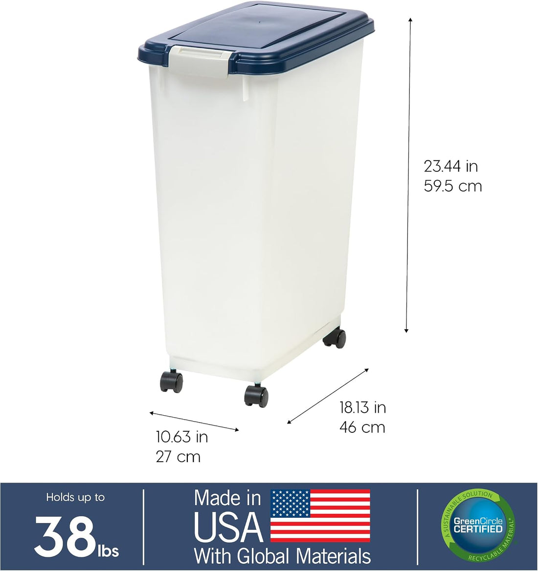 IRIS USA Airtight Pet Food Storage Container