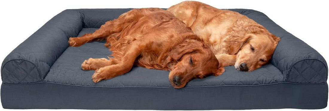 FurHaven Classic Sofa Orthopedic Dog Bed for Large Dogs