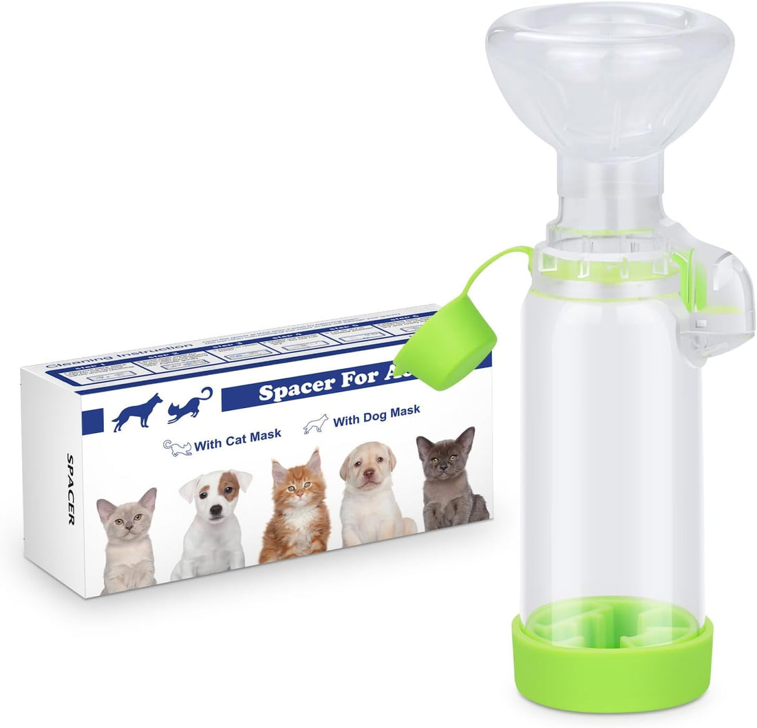 free-space Chamber for Pets Inhaler Spacer for Cat or Dog Handheld
