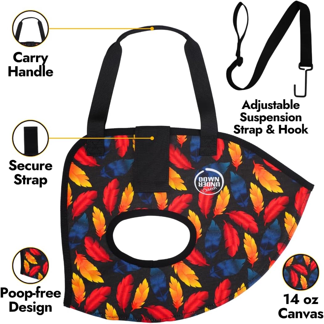 DOWN UNDER OUTDOORS Chicken Carrier Sling Holder Bag with Handle