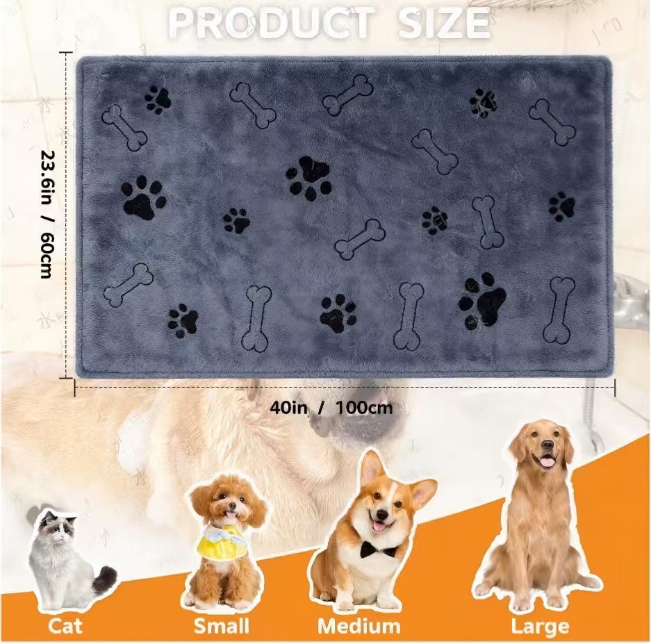 3PCS Dog Bath Supplies,Dog Bath Brush | Dog Washing Gloves