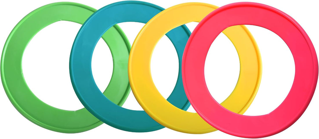 Dog Flying Disc, 2 Pack Dog Frisbee Toy Gift Set for Medium & Large