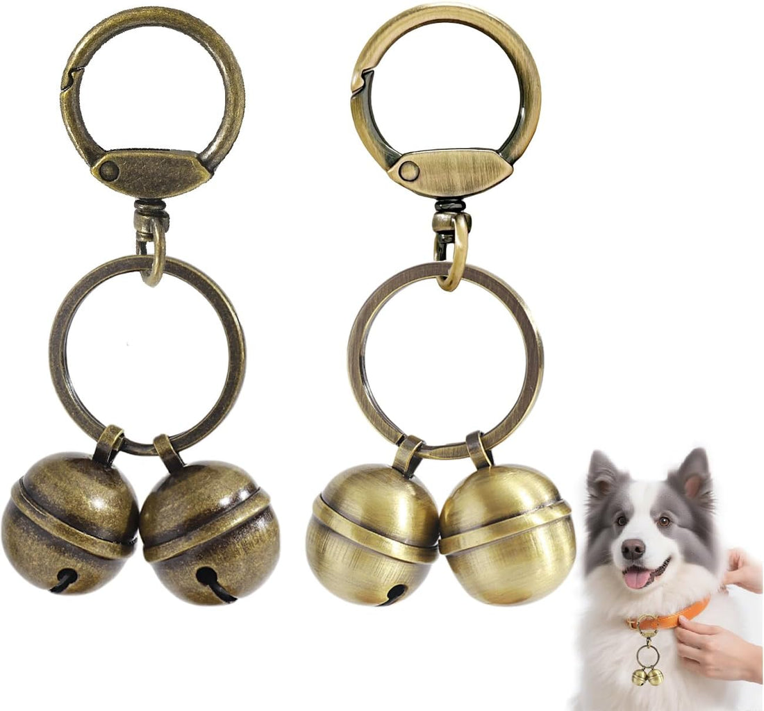 4 Loud Dog & Cat Bells for Collar, Bells for Pet Tracking