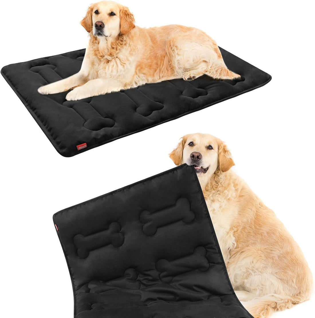 Chew Proof Dog Crate Pad, Dog Bed for Aggressive Chewers