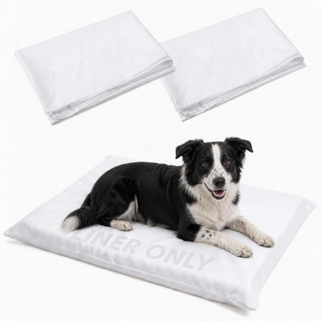 2 Pack Waterproof Dog Bed Liner,Square