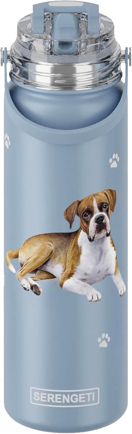 SERENGETI 24 Oz Water Bottle Stainless Steel with Spill Proof Lid