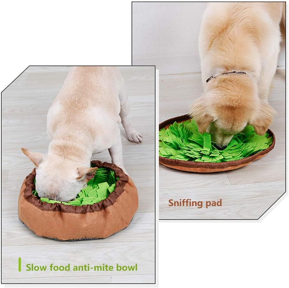 AWOOF Pet Snuffle Mat for Dogs, Interactive Feed Game for Boredom