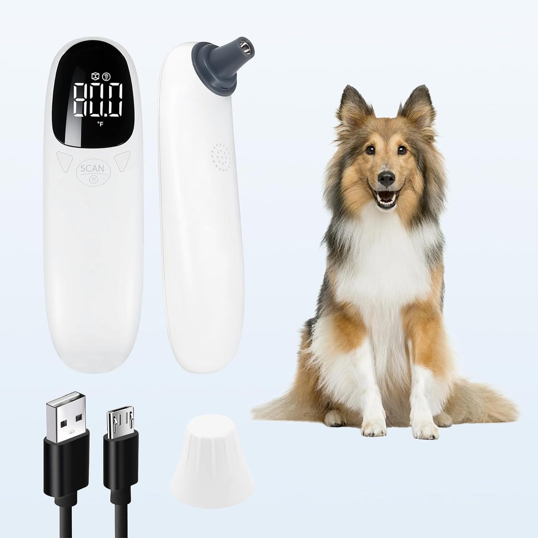 Cat and Dog Ear Temperature Monitor, Pet Only Thermometer