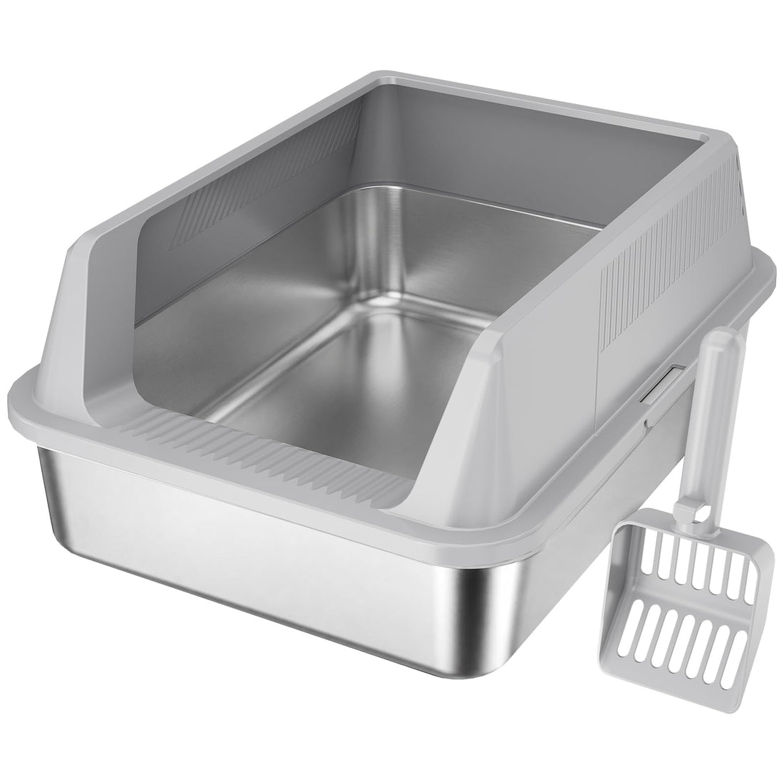 Lifewit Stainless Steel Litter Box for Kitty
