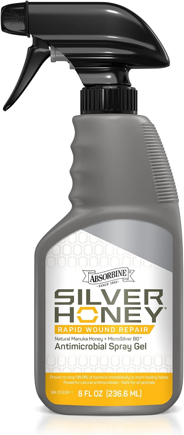 Silver Honey Rapid Wound Repair Spray Gel, 8 fl oz