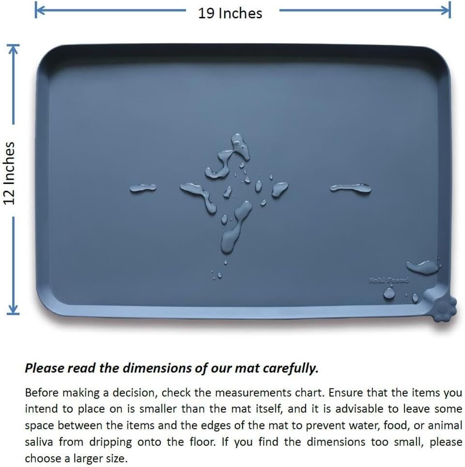 Hoki Found Silicone Pet Feeding Mat with High Lips