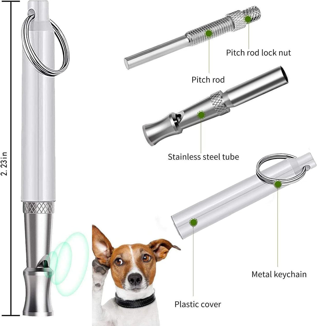 Premium Adjustable Ultrasonic Dog Whistle