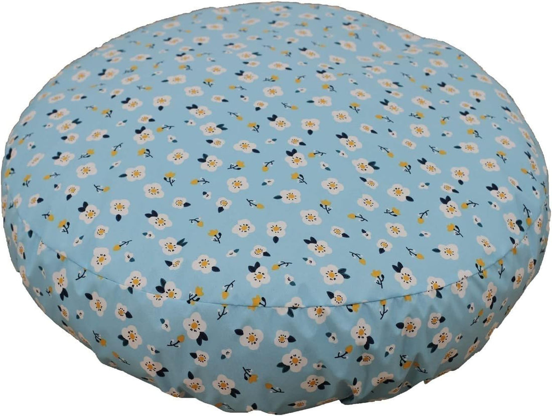 Round Cat and Dog Bed Cover Grey 20 Inch