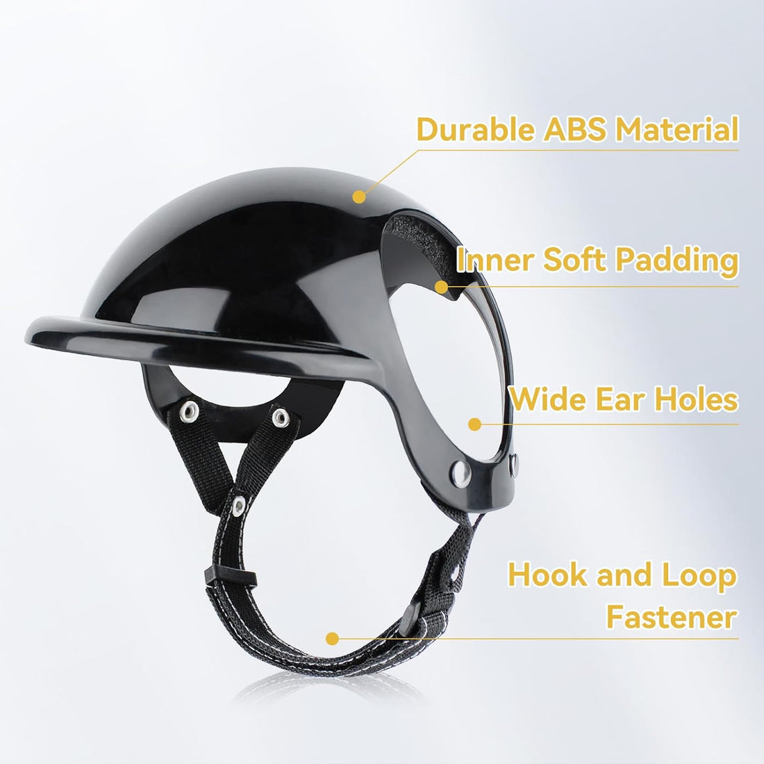 BillionChains Dog Helmet with Goggles