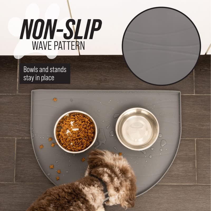 Leash Boss Fountain Mat, Silicone Water Mat Designed for Pet Fountains