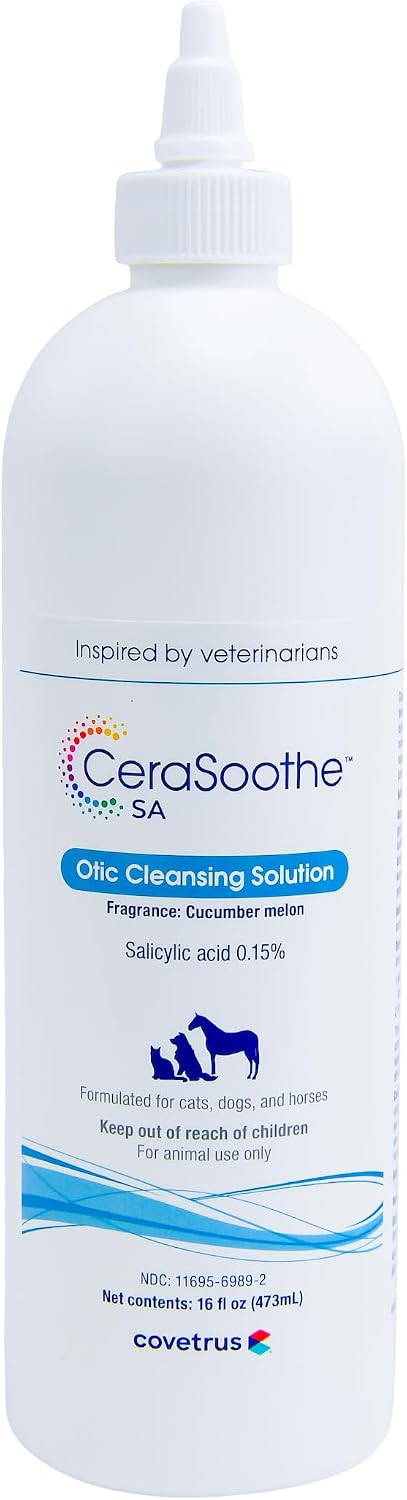 Covetrus CeraSoothe® SA Ear Cleansing Solution for Dogs, Cats & Horses